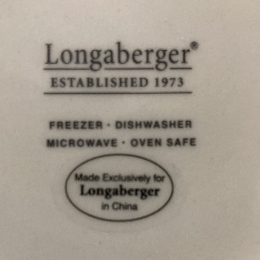 Longaberger Bundle - Bag and Canister Crock (NWOT) - Picture 10 of 15